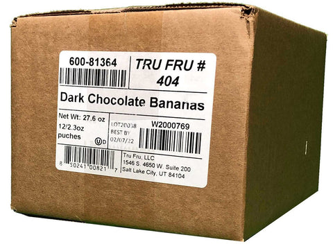 Tru Fru Hyper Dried Real Banana in Dark Chocolate, 2.3 Ounce -- 12 per case