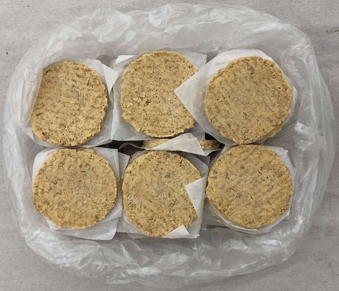 Uncut Plant Based Savory Chicken Burger, 10 Pound