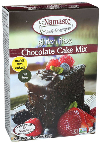 Namaste Foods Chocolate Cake Mix, 26 Ounce -- 6 per case.