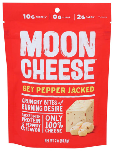 Moon Cheese Pepper Jack Cheese Snack, 2 Ounce -- 12 per case.