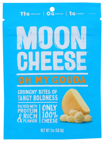 Moon Cheese Gouda Cheese Snack, 2 Ounce -- 12 per case.