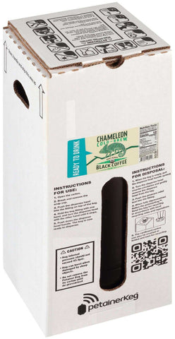 Chameleon Cold Brew Chameleon Black Coffee, 5 Gallon.