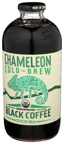 Chameleon Cold-Brew Organic Black Coffee Concentrate, 32 Fluid Ounce -- 6 per case