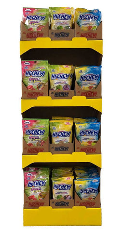 Hi-Chew Fruity Chewy Candy - Floor Shipper -- 72 per case