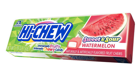 Hi Chew Candy - Floor Shipper with Strawberry, Watermelon and Mango -- 135 per case