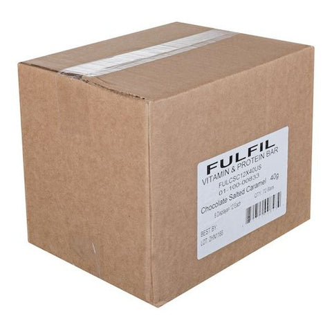 Fulfil Chocolate Salted Caramel Vitamin and Protein Bar, 1.41 Ounce - 12 per pack -- 6 packs per case