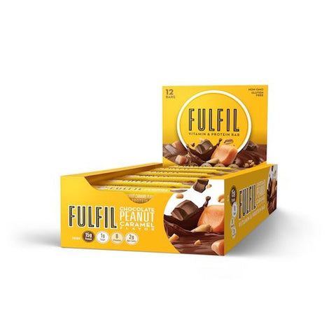 Fulfil Chocolate Peanut Caramel Vitamin and Protein Bar, 1.41 Ounce - 12 per pack -- 6 packs per case