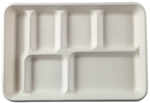 Primeware 6 Compartment Tray -- 250 per case.