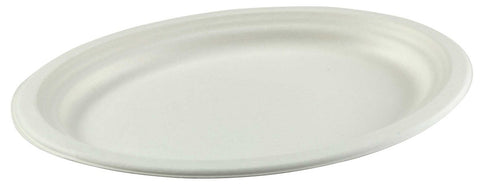 Primeware Heavy Molded Fiber Large Platter, 12.5 x 10 inch -- 500 per case.