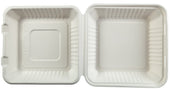Primeware Large Hinged Lid Container, 9 x 9 x 3.19 inch -- 200 per case.
