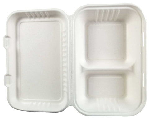 Primeware Hoagie Hinged Lid Container, 9 X 6 inch -- 250 per case.
