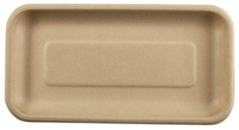 Primeware Tan Fiber Tray, 8.3 x 4.5 x 0.6 inch -- 500 per case.