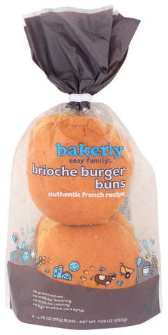 Bakerly Brioche Burger Bun, 7.05 Ounce -- 10 per case
