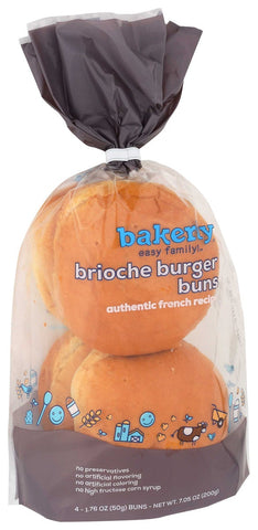 Bakerly Brioche Burger Bun, 7.05 Ounce -- 10 per case