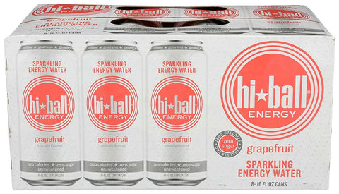 Hi Ball Grapefruit Sparkling Energy Water, 16 Fluid Ounce - 8 count per pack