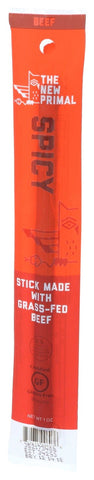 The New Primal Grass Fed Spicy Beef Meat Stick, 1 Ounce -- 20 per case