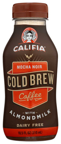 Califia Farms Mocha Noir Cold Brew Coffee with Almond Milk, 10.5 Fluid Ounce -- 8 per case