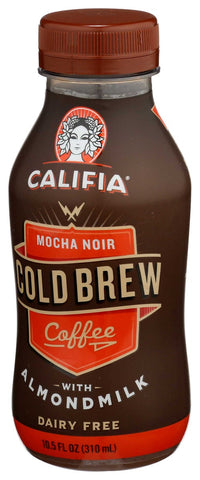 Califia Farms Mocha Noir Cold Brew Coffee with Almond Milk, 10.5 Fluid Ounce -- 8 per case