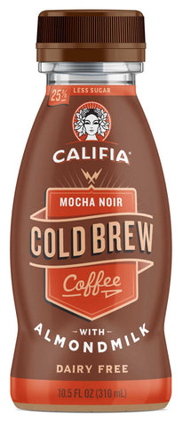 Califia Farms Cocoa Noir Iced Coffee with Almond Milk, 10.5 Fluid Ounce -- 8 per case