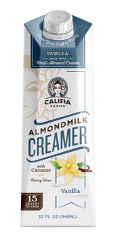 Califia Farms Vanilla Almond Milk Coffee Creamer, 32 Fluid Ounce -- 6 per case