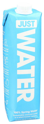 Just Water 100 Percent Spring Water, 33.8 Fluid Ounce -- 12 per case