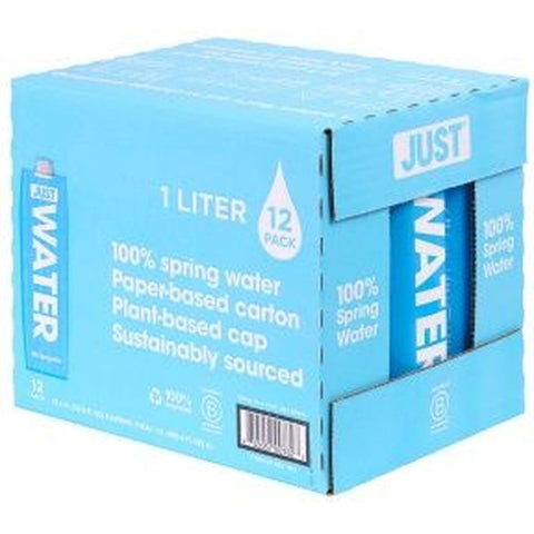 Just Water Natural Alkaline Spring Water, 33.8 Ounce -- 12 per case