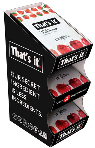 Thats It 3 Flavor Fruit Bar - Mixed Counter Shipper -- 36 per case