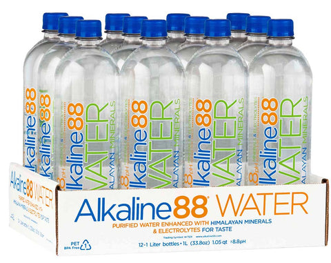 Alkaline 88 Himalayan Minerals Alkaline Water, 1000 Milliliter -- 12 per case