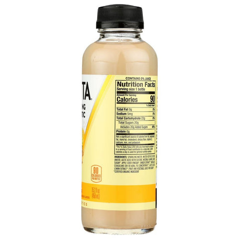 Kevita Organic Lemon Ginger Sparkling Probiotic Drink, 15.2 Fluid Ounce -- 6 per case