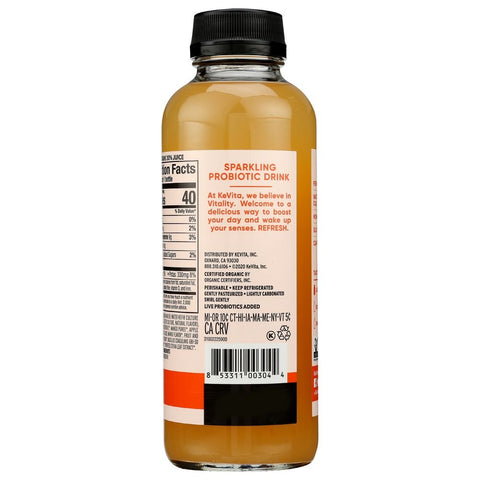 Kevita Organic Mango Coconut Sparkling Probiotic Drink, 15.2 Fluid Ounce -- 6 per case