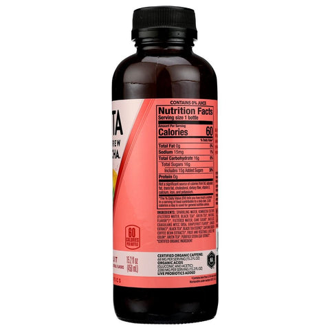 Kevita Organic Grapefruit Master Brew Kombucha, 15.2 Fluid Ounce -- 6 per case