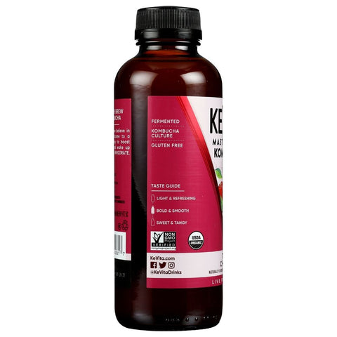 Kevita Organic Tart Cherry Master Brew Kombucha, 15.2 Fluid Ounce -- 6 per case