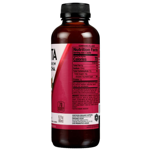 Kevita Organic Tart Cherry Master Brew Kombucha, 15.2 Fluid Ounce -- 6 per case