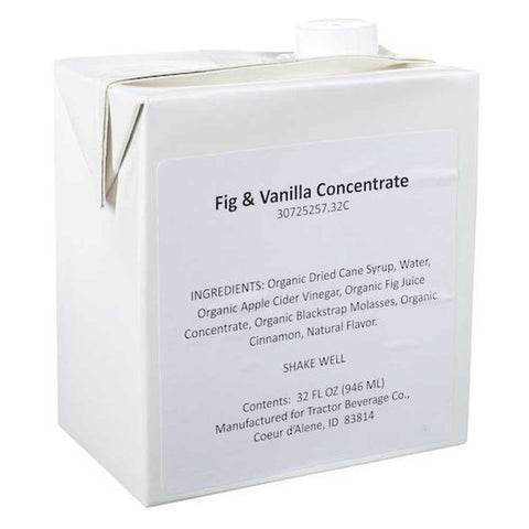 Tractor Spiced Fig and Vanilla Concentrate, 12 count