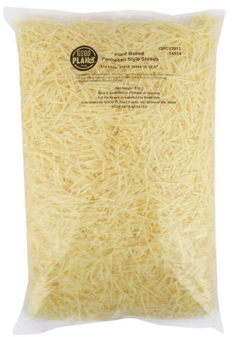 Good Planet Foods Plant Based Parmesan Cheese Shreds, 5 Pound -- 4 per case