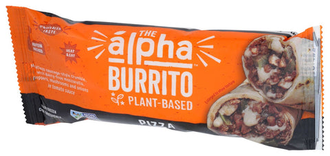Alpha Foods 100 Percent Plant Based Pizza Burrito, 5 Ounce -- 12 per case