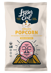 Lesserevil Organic Himalayan Gold Popcorn, 5 Ounce -- 12 per case