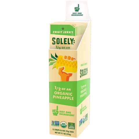 Solely Pineapple Fruit Jerky, 0.8 Ounce -- 72 per case