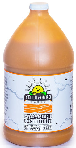 Yellowbird Habanero Condiment Sauce, 1 Gallon