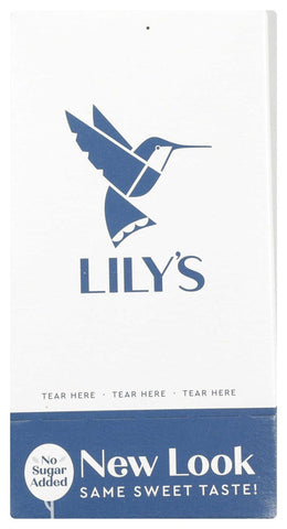 Lilys Sweets Creamy Milk Chocolate Bar with Stevia, 3 Ounce -- 12 per case.