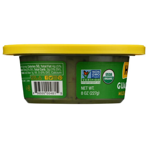 Hope Hummus Organic Mild Green Chile Guacamole, 8 Ounce -- 8 per case.