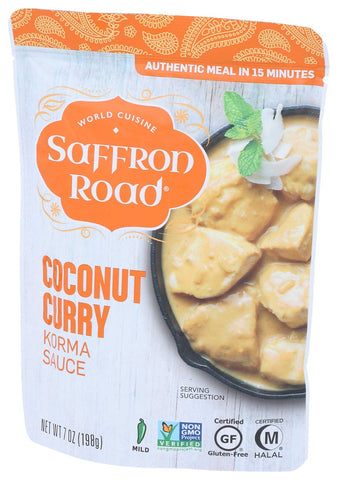 Saffron Road Korma Simmer Sauce, 7 Ounce -- 8 per case.