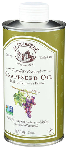 La Tourangelle Grapeseed Oil, 16.9 Ounce -- 6 per case.
