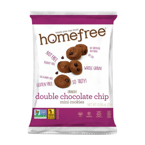 Homefree Gluten Free 3 Flavor Mini Cookies -- 30 per case.