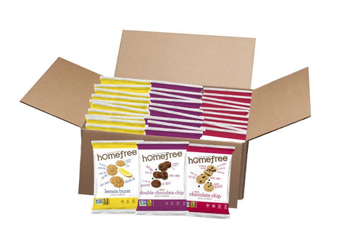 Homefree Gluten Free Mixed Mini Cookies -- 30 per case