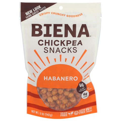 Biena Habanero Chickpea Snacks, 5 Ounce -- 8 per case.
