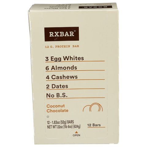 Rxbar Coconut Chocolate Protein Bar, 1.83 Ounce -- 12 per case.