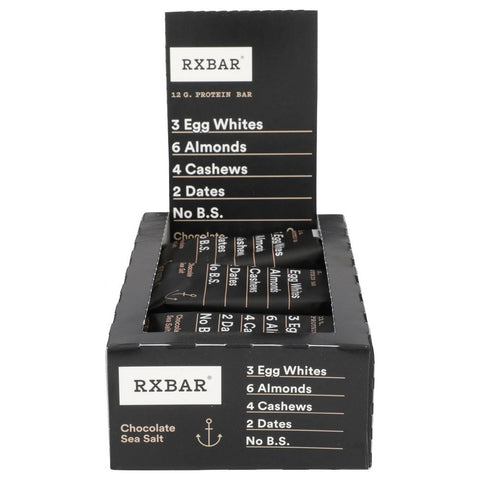 Rxbar Chocolate Sea Salt Protein Bar, 1.83 Ounce -- 12 per case.
