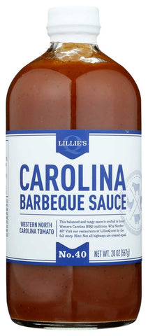 Lillies Q Carolina Barbeque Sauce, 20 Ounce -- 6 per case