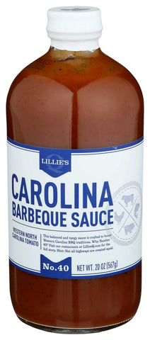Lillies Q Carolina Barbeque Sauce, 20 Ounce -- 6 per case